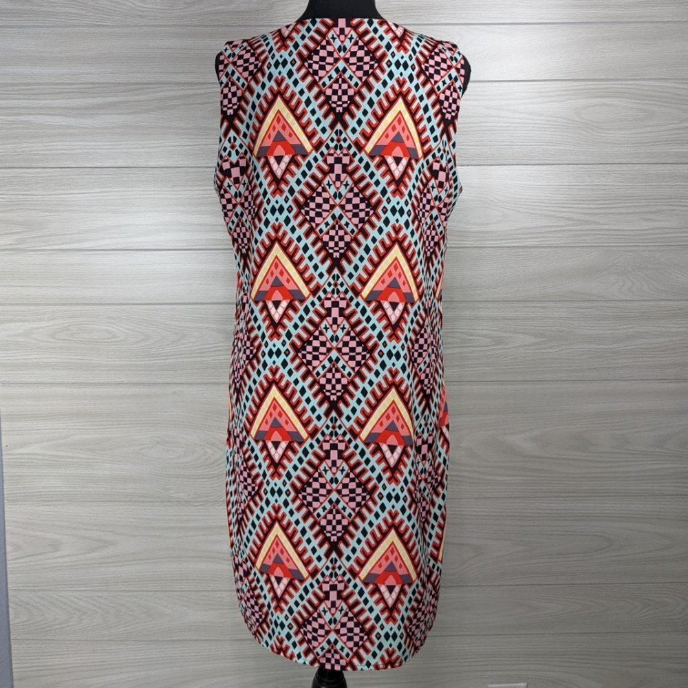 Abstract Midi Dress L - Picture 2 of 4